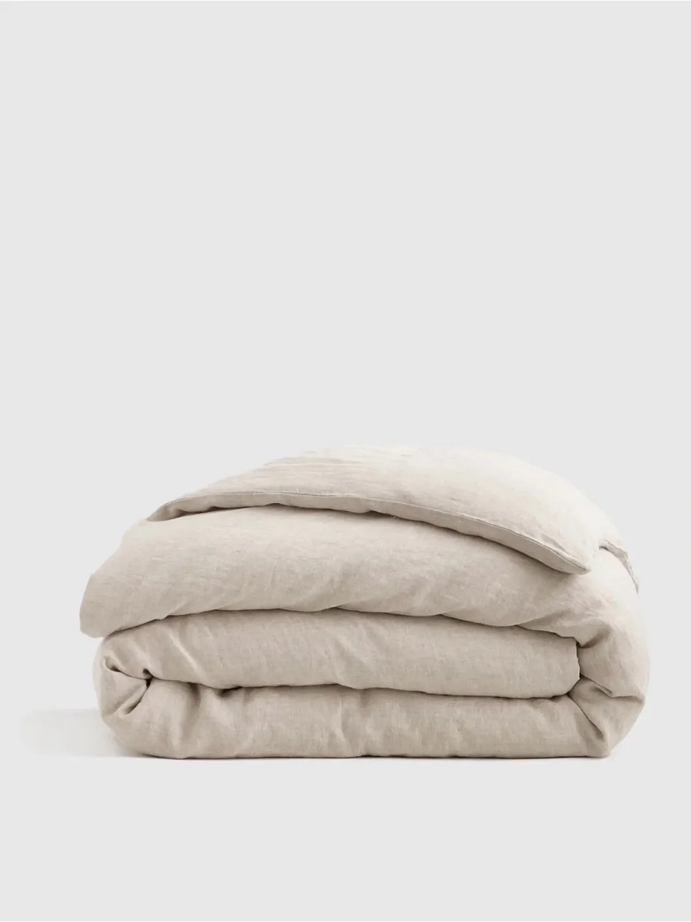 NWOT Natural Chambray European Linen Duvet Set -  Retail $194